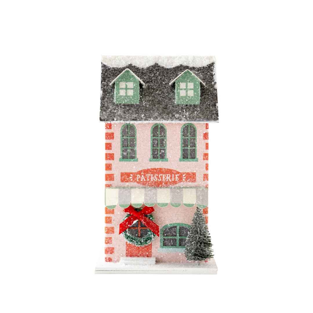 Village Christmas Paper Bakery Decoration