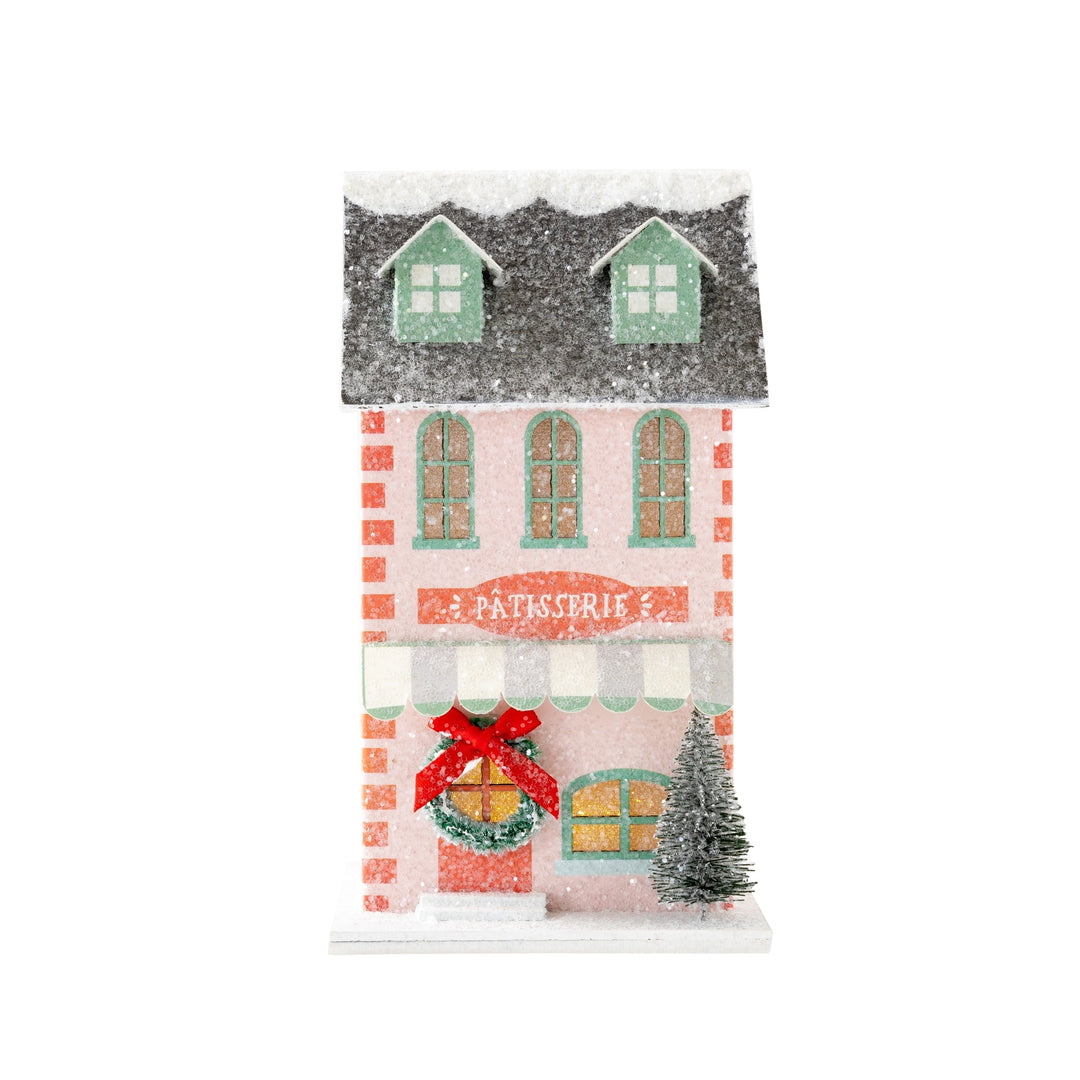 Village Christmas Paper Bakery Decoration