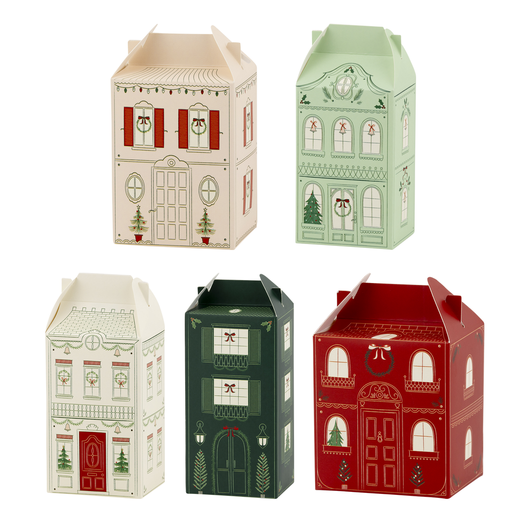 Christmas Village Treat Boxes (set of 25)