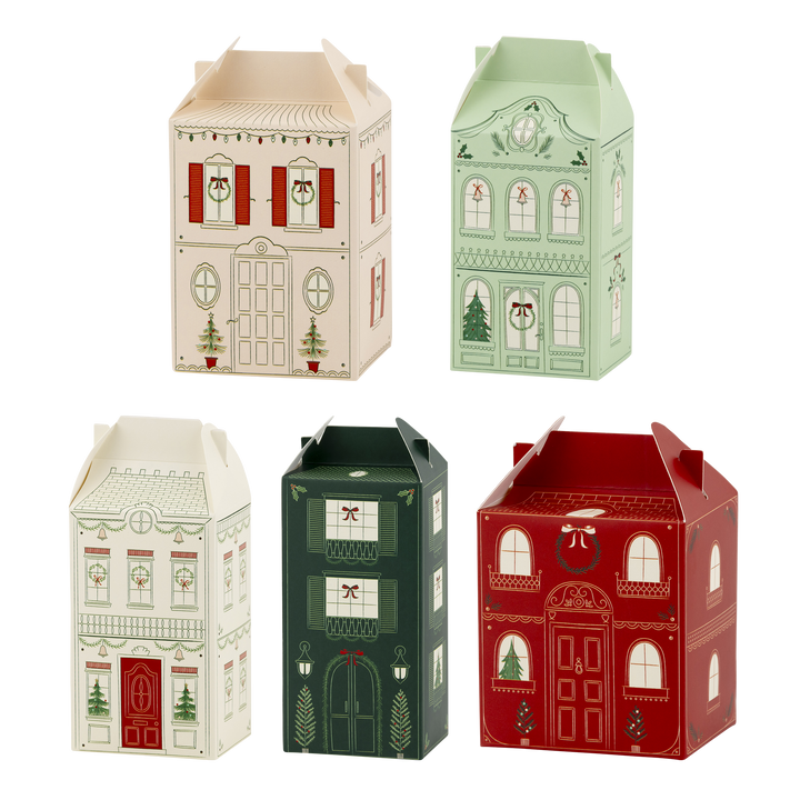 Christmas Village Treat Boxes (set of 25)