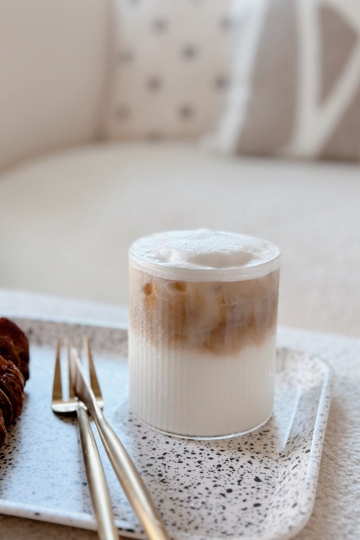 Simple Fluted Glass Cup