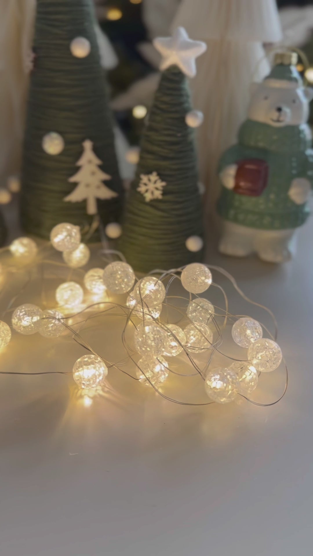 Candy Glow Bauble String Lights