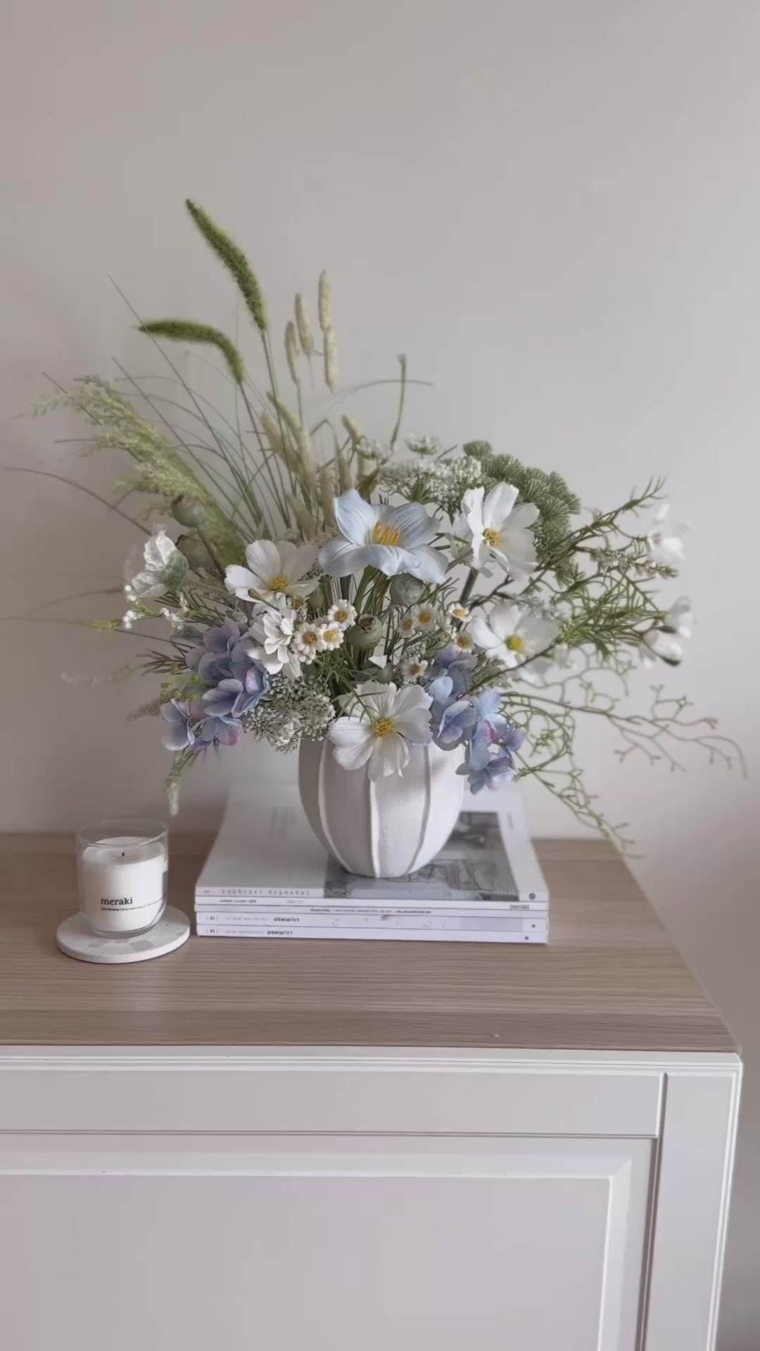 Cloud Kissed Wildflower Garden In The Pot (1-sided)