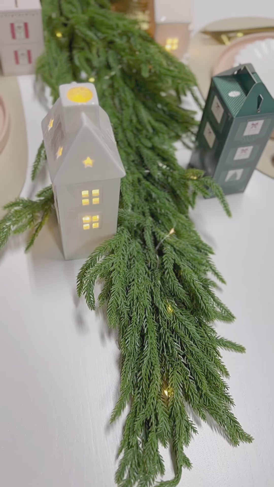 Real Touch Whimsical Norfolk Pine Garland