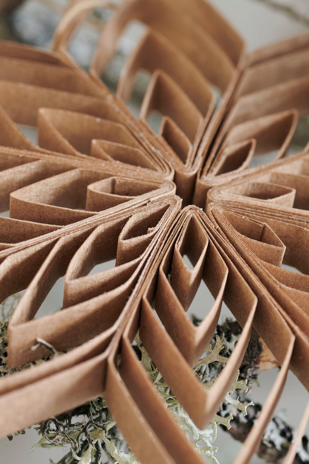 Natural Paper Cut Snow Flower