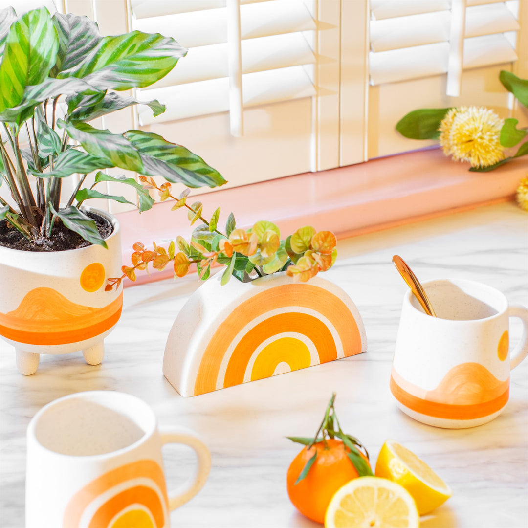 Rainbow Shaped Planter