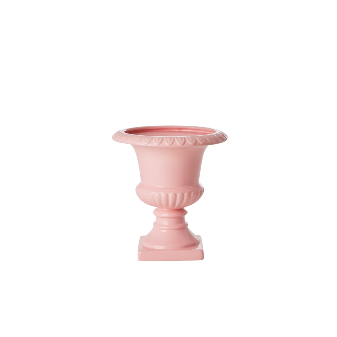 Pink Pedestal Flowerpot