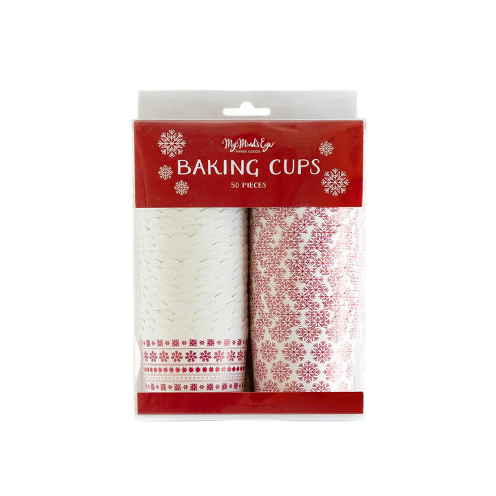 Nordic Snowflakes Food Cups