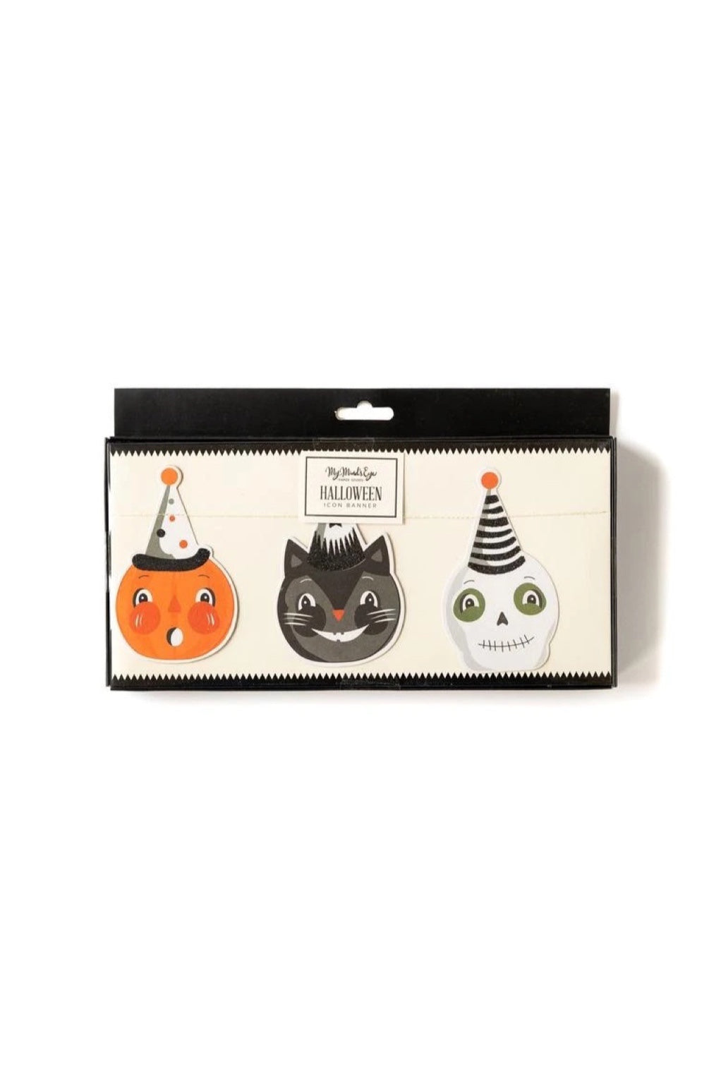 Vintage Halloween Icon Banner