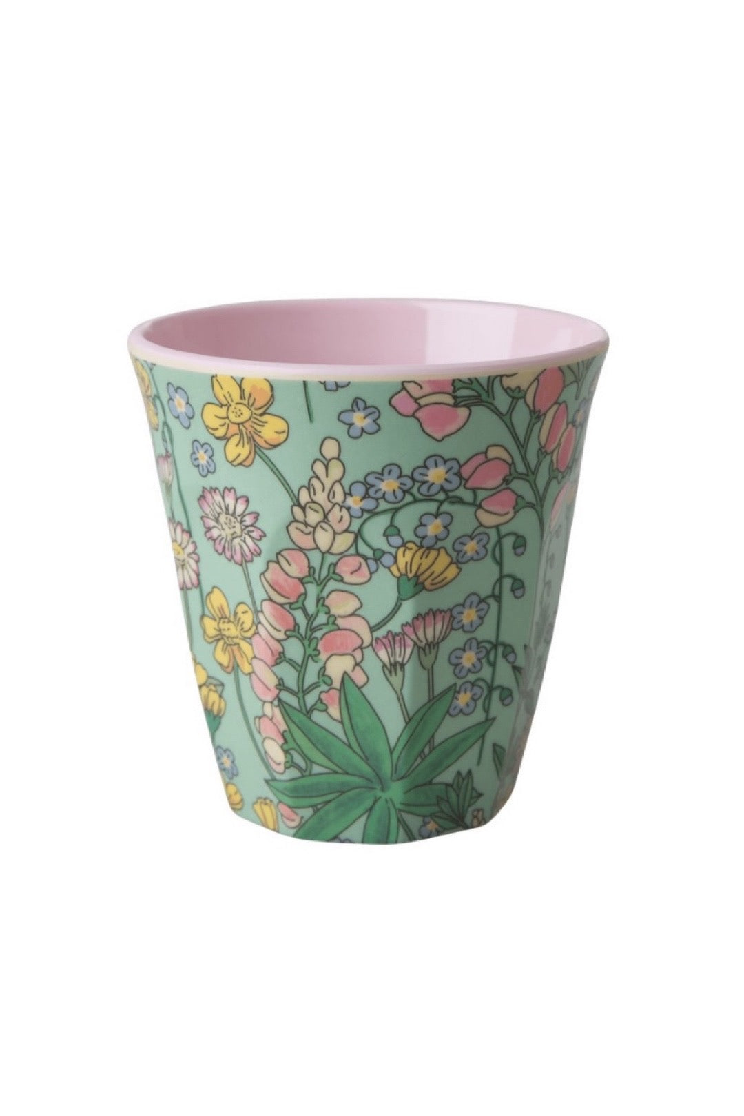 Lupin Print Two Tone Medium Melamine Cup